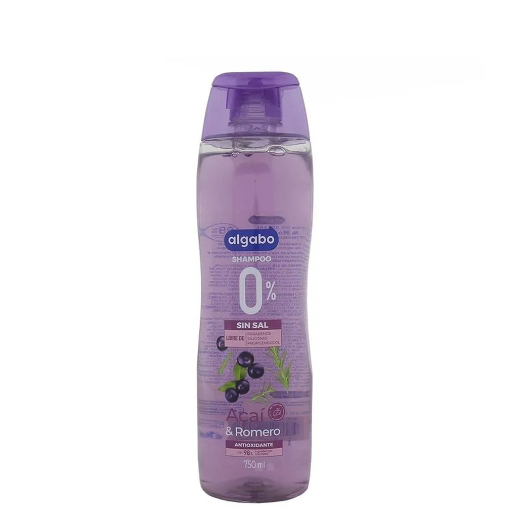 Shampoo 0% acai y romero x 750 AG310