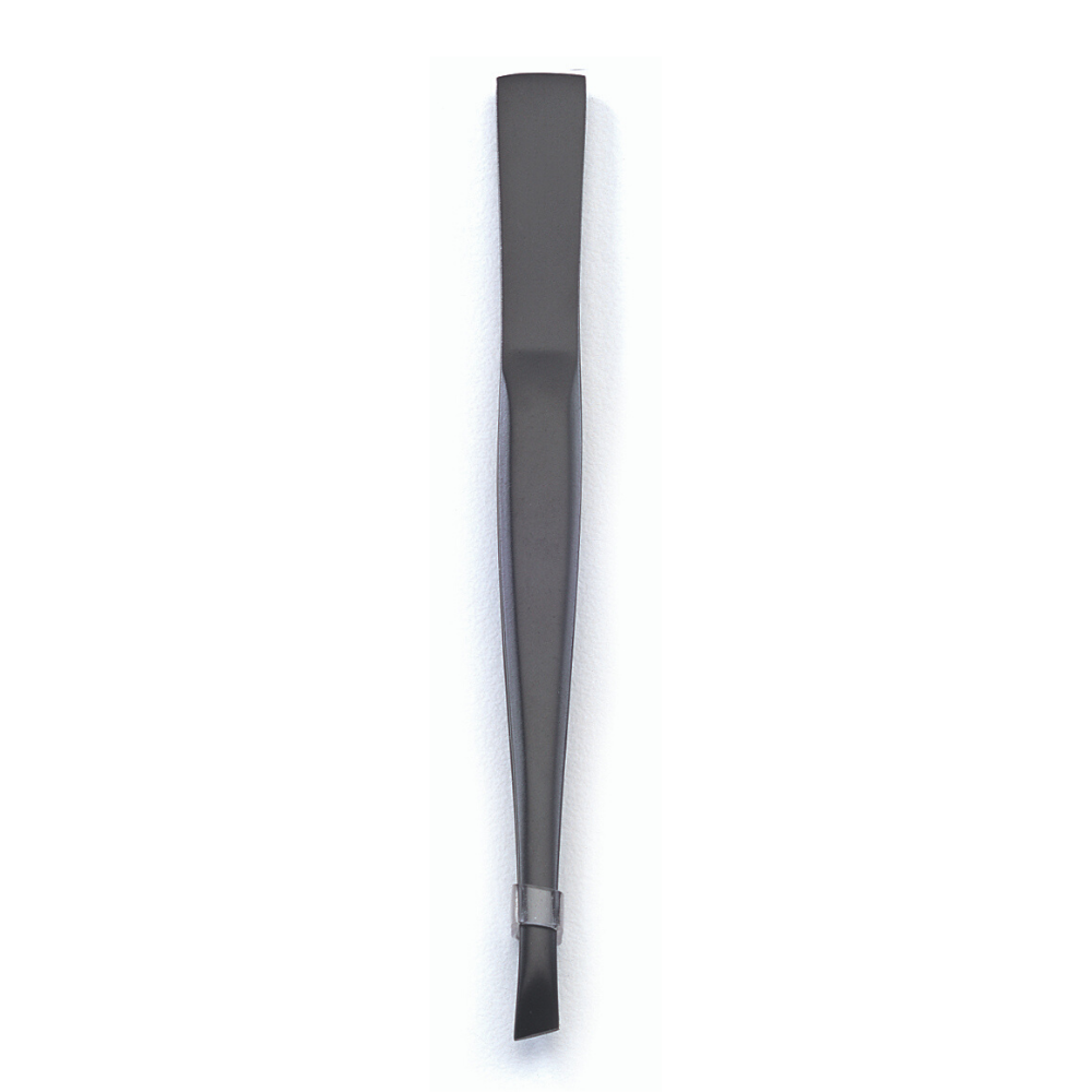 Pinza Negro Mate 8,5cm. - Punta Inclinada  BA1000