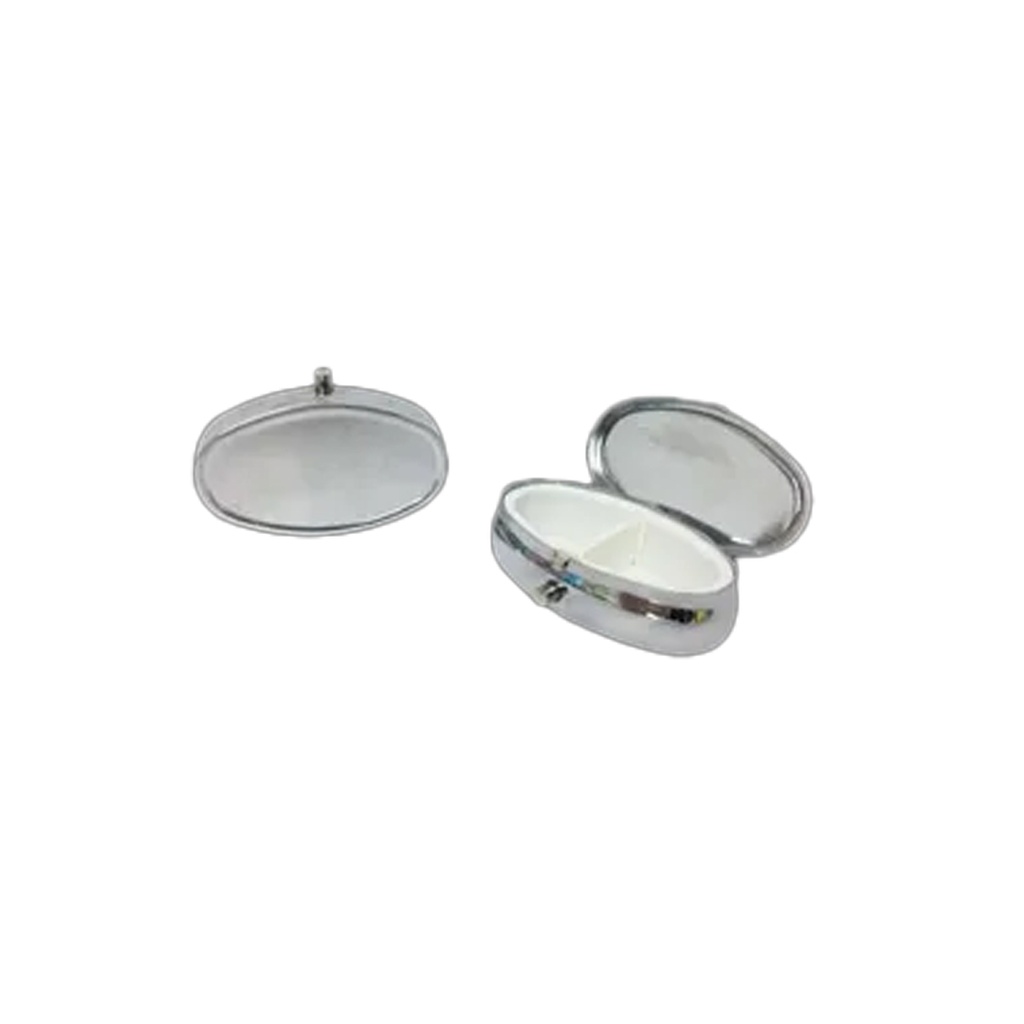 PASTILLERO OVAL C/TAPA METAL PLASTIC DW66016