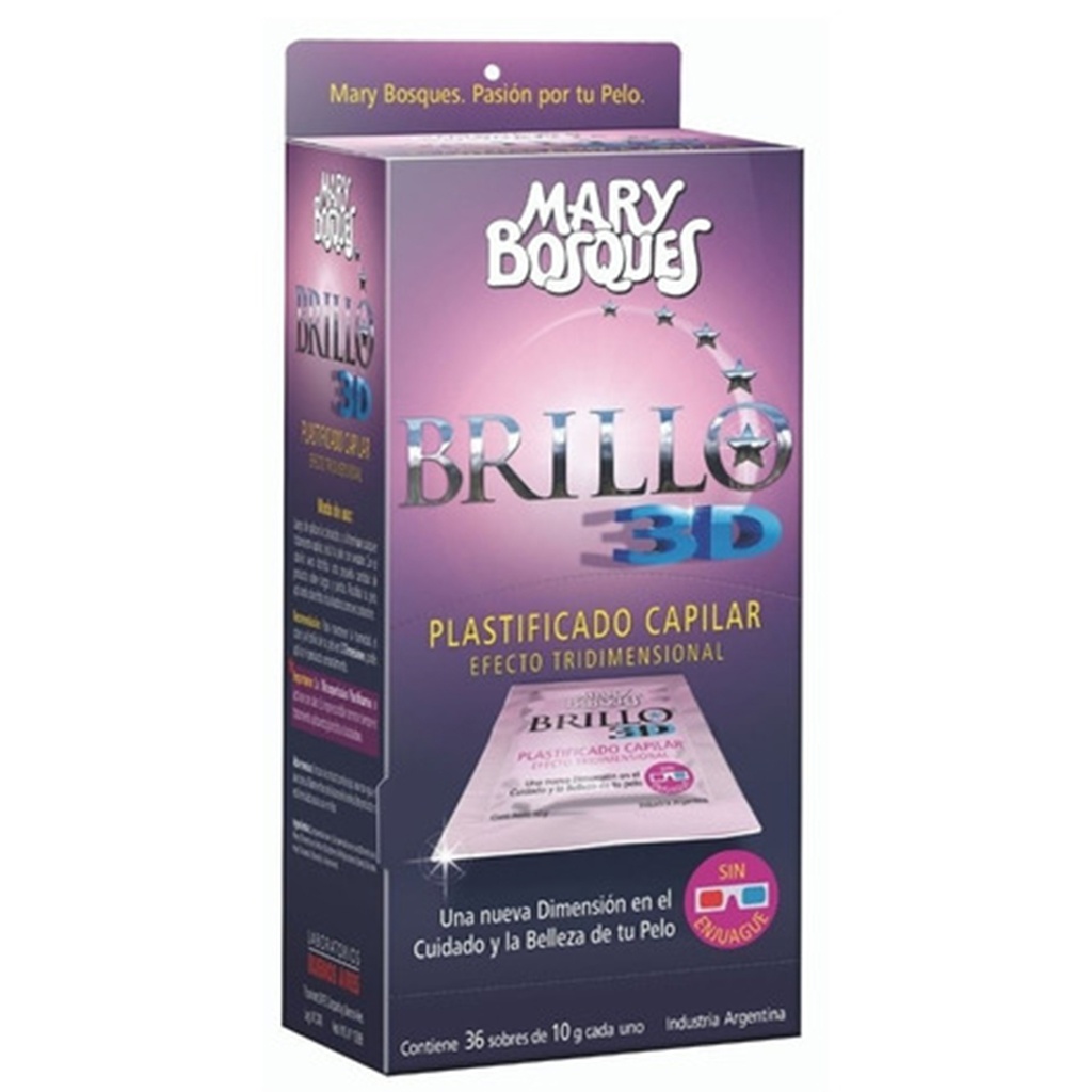 Brillo 3D plastif. Sachetera x36u. MB MB19