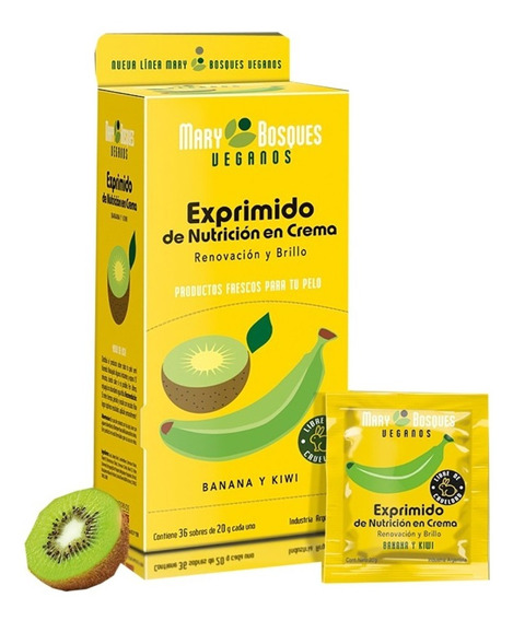 Nutricion en Crema Banana & Kiwi L.Vegana Sachetera x36un.- MB MB71