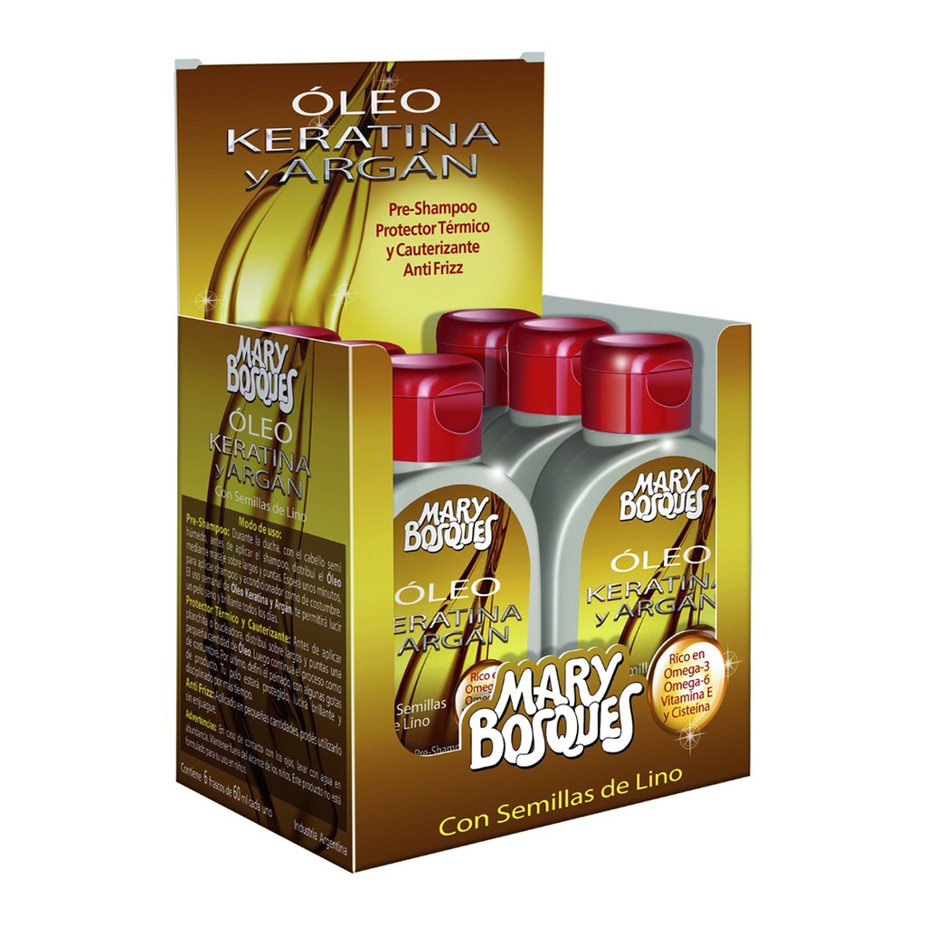 Oleo Keratina y Argan x 6u. MB MB74