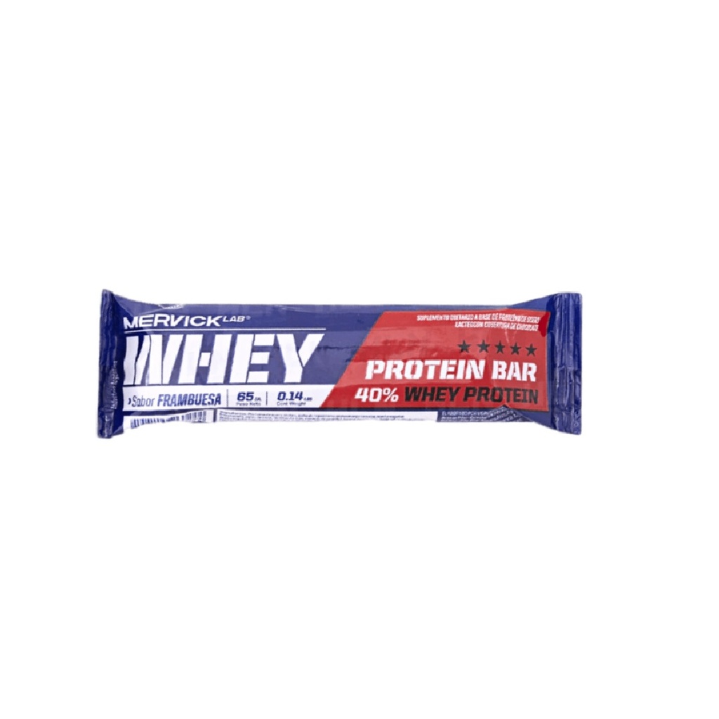 WHEY PROTEIN BAR SABOR FRAMBUESA  65 GRS sin TACC MER123