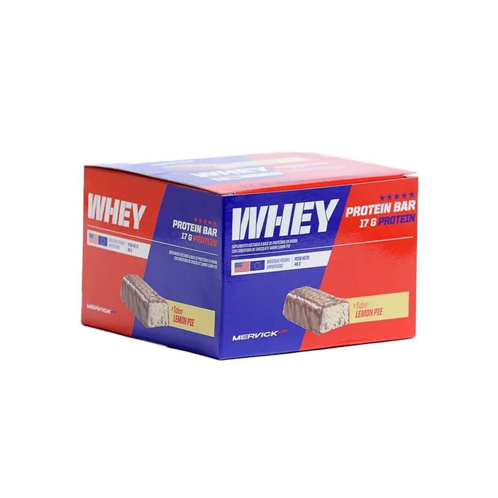 WHEY PROTEIN BAR SABOR LEMON PIE  46 GRS 35% PROTEIN MER143