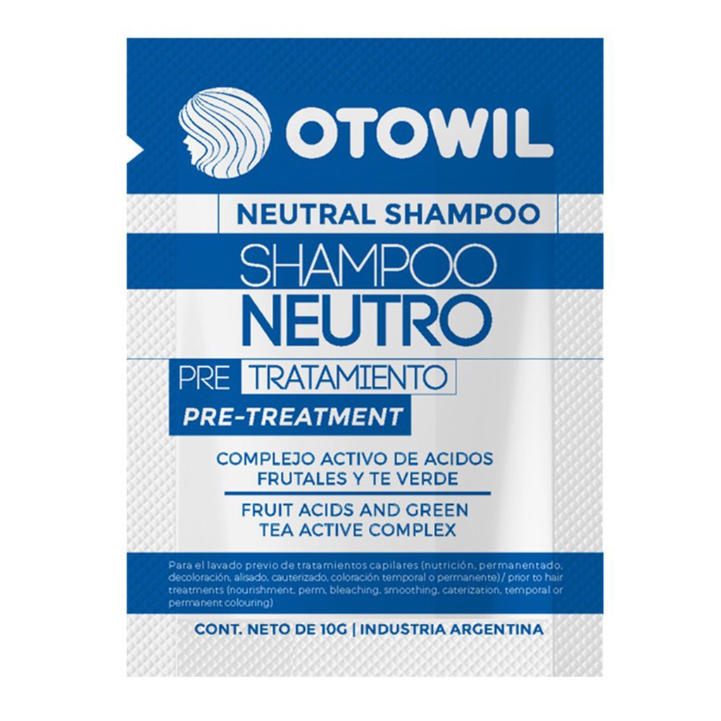 Shampoo Neutro - Pre tratamiento | Sobre x10g | Caja x48u.OC22