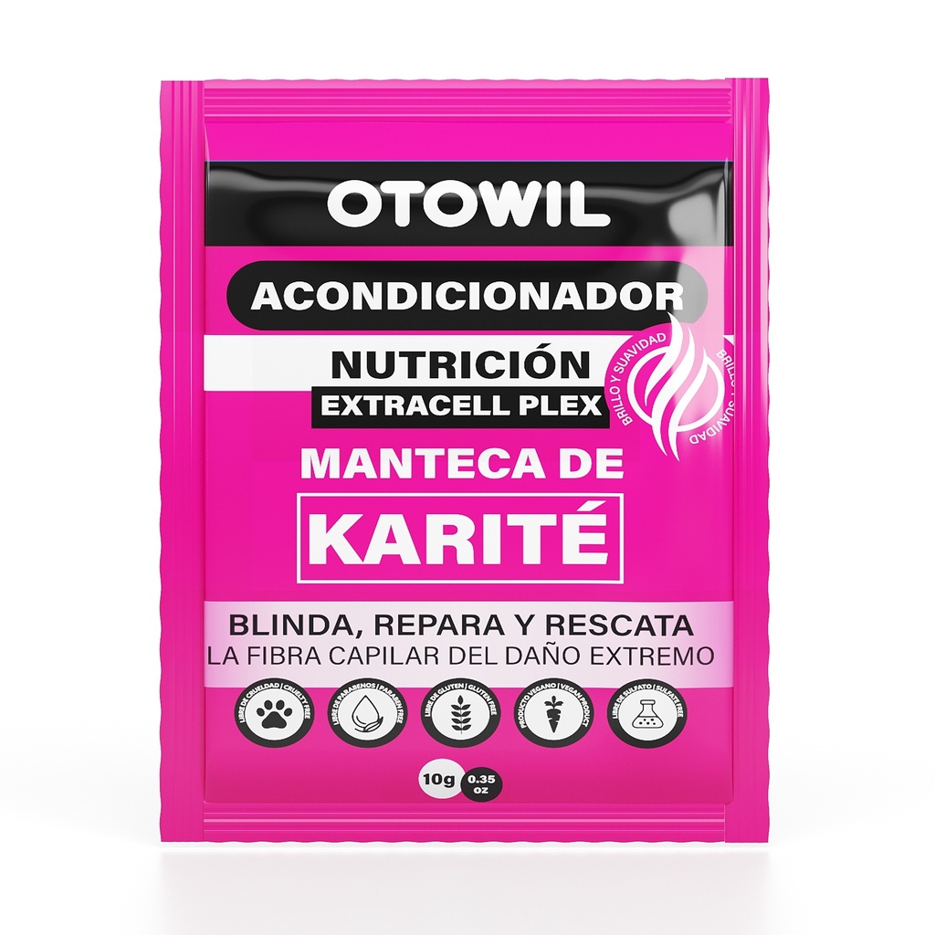 GENERICO Manteca de Karité Acondicionador  | Sobre x 10 grs. Caja x24u. OC236