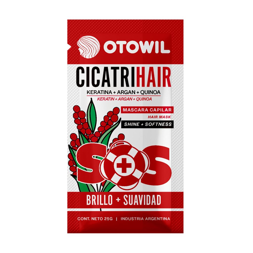 Cicatrihair -  Keratina y Argan | Sobre x25g | Caja x24u. OC36