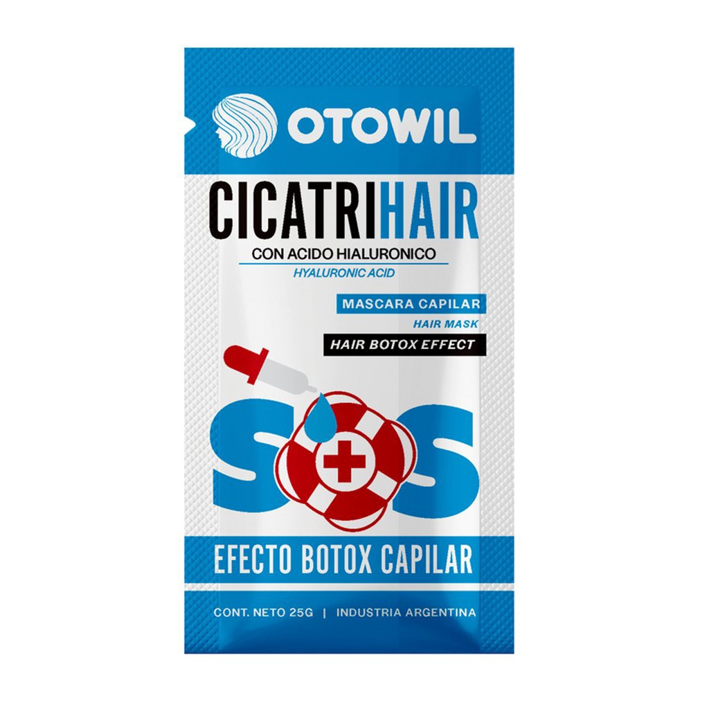 Cicatrihair -  Keratina y Ácido Hialuronico | Sobre x25g | Caja x24u. OC37