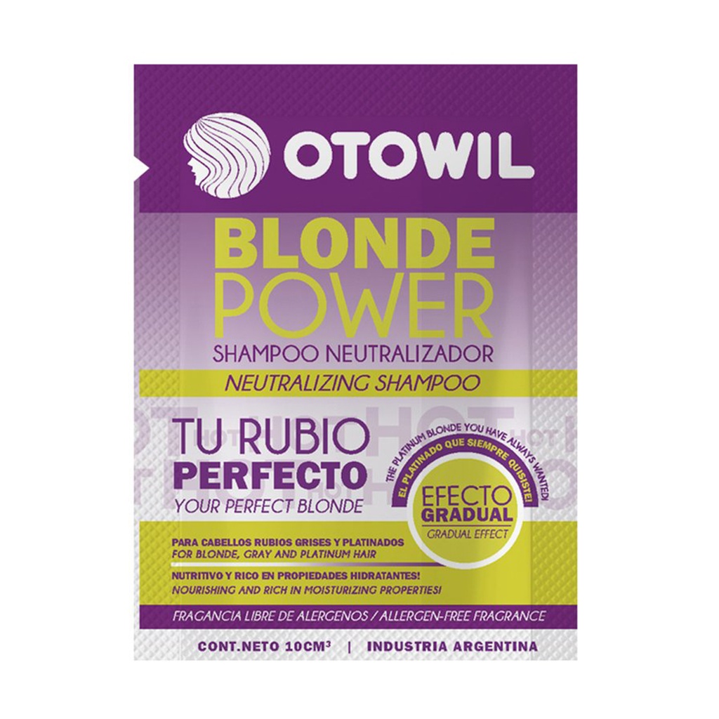 Blonde Power Shampoo| Sobre x10g | Caja x48u.OC25