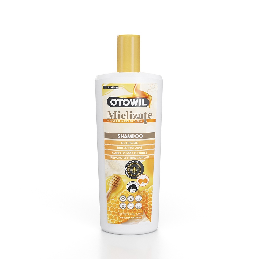 Mielizate - Shampoo Miel y Almendras | Frasco x 250grs.OC241