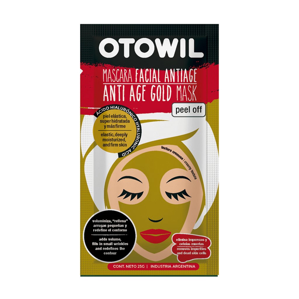 Mascara Facial Peel Off - Anti Edad | Sachet x20g | Caja x24u. OC87