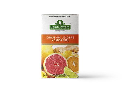  Inf. De Frutas Citrus Mix, Jengibre y sabor Miel AA24 