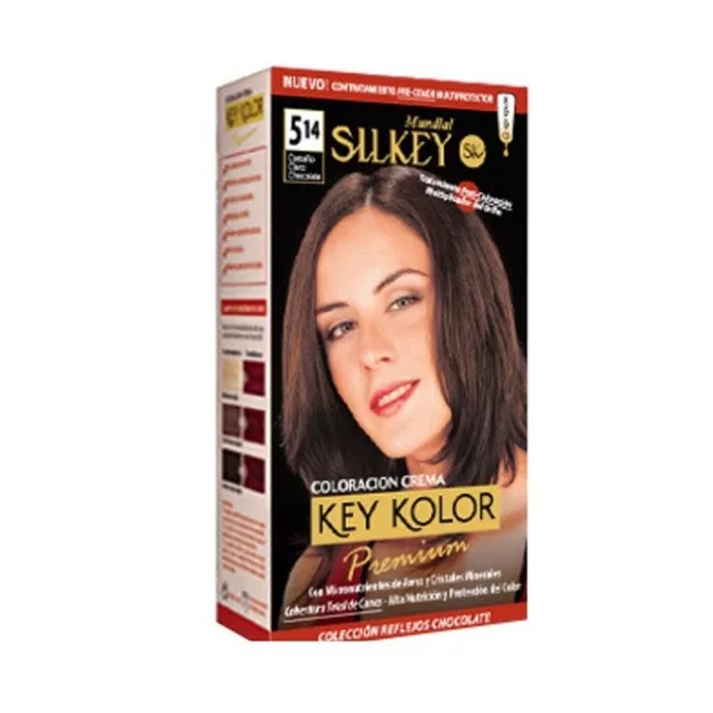 CASTAÑO CLARO CHOCOLATE COLOR PREMIUM KIT SK700.5.14