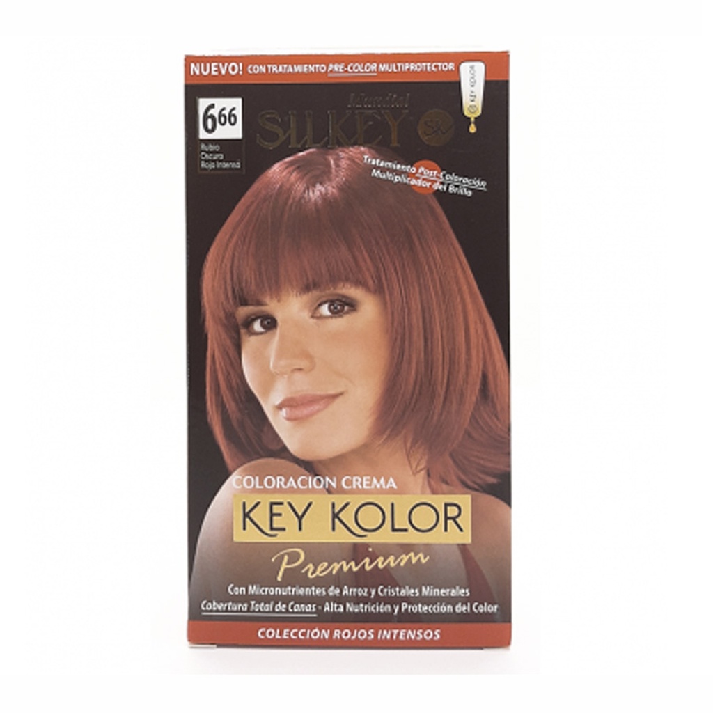 RUBIO OSCURO ROJO INTENSO COLOR PREMIUM KIT SK700.6.66