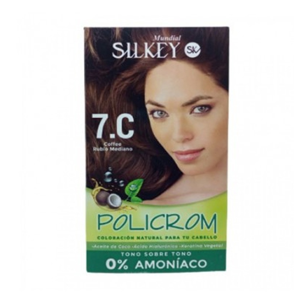 COFFEE RUBIO MEDIANO POLICROM SIN AMONIACO KIT SK41.7.C