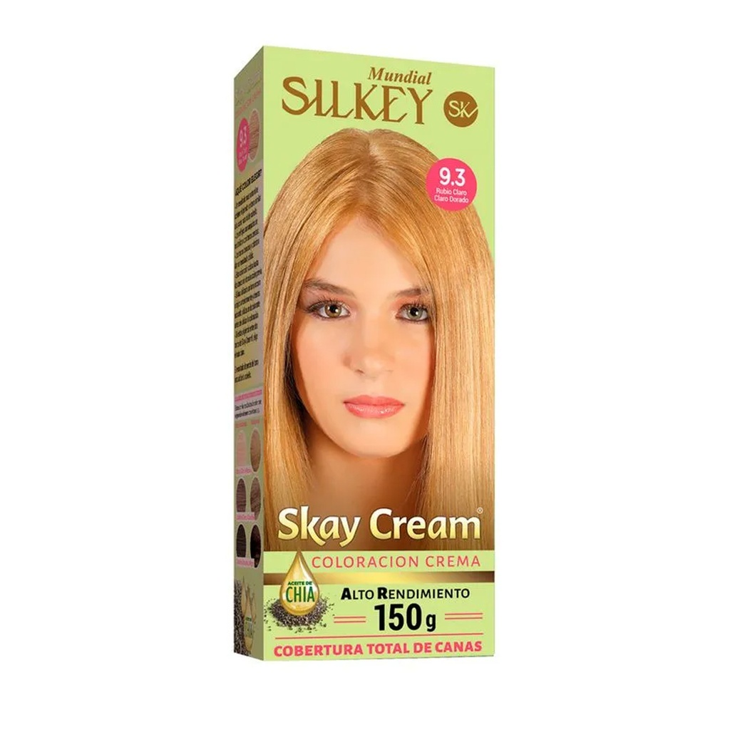 RUBIO CLARO CLARO DORADO SKAY CREAM ALTO RENDIMIENTO KIT SK55.9.3