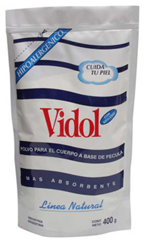 Polvo Vidol Fécula Bolsa x 400 grs. VID501