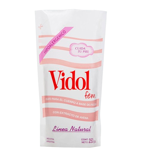 Polvo de Fécula Vidol Fem x 250 grs. (Bolsa) VID583