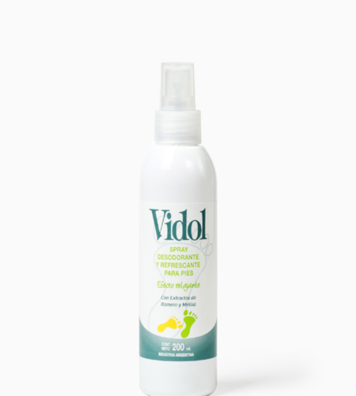 Spray Desodorante y Refrescante Pédico Vidol x 200 ml. VID593