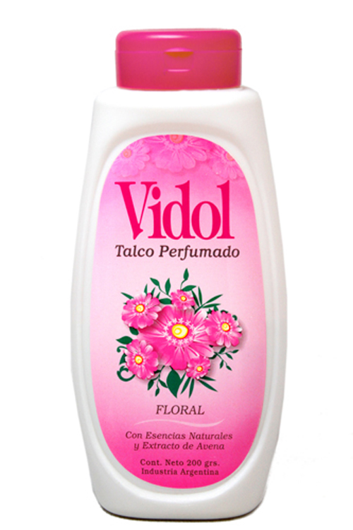 Talco Perfumado Vidol c/Avena x 200 grs. (Talquera) VID595