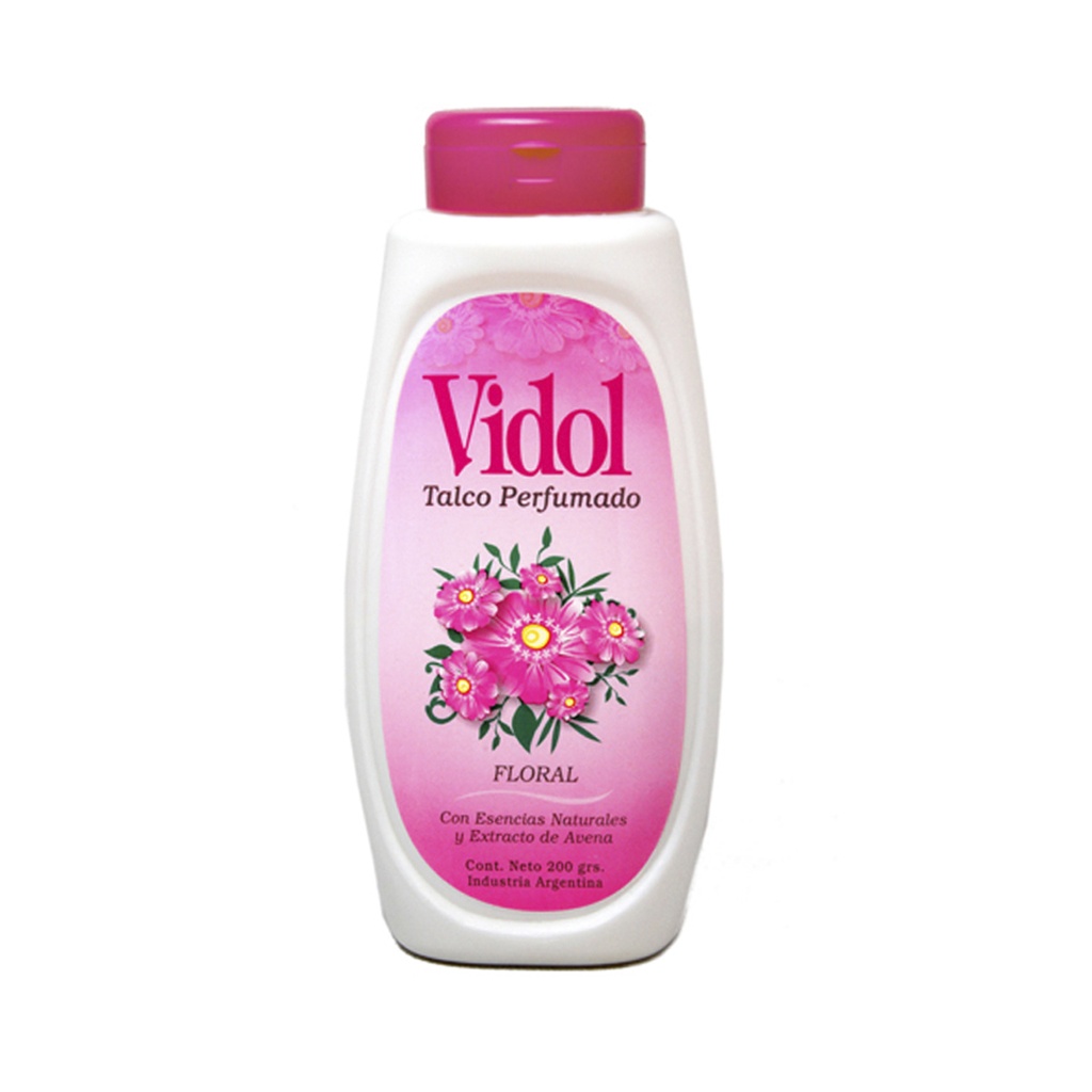 Talco Perfumado Vidol c/Avena x 200 grs. (Talquera) VID595