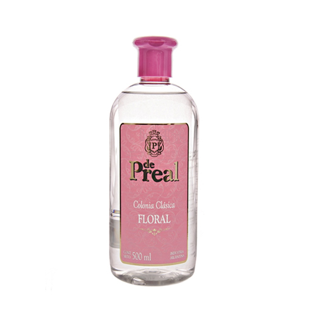 Colonia Clásica de Preal PET x 500 ml. (Floral) VID564