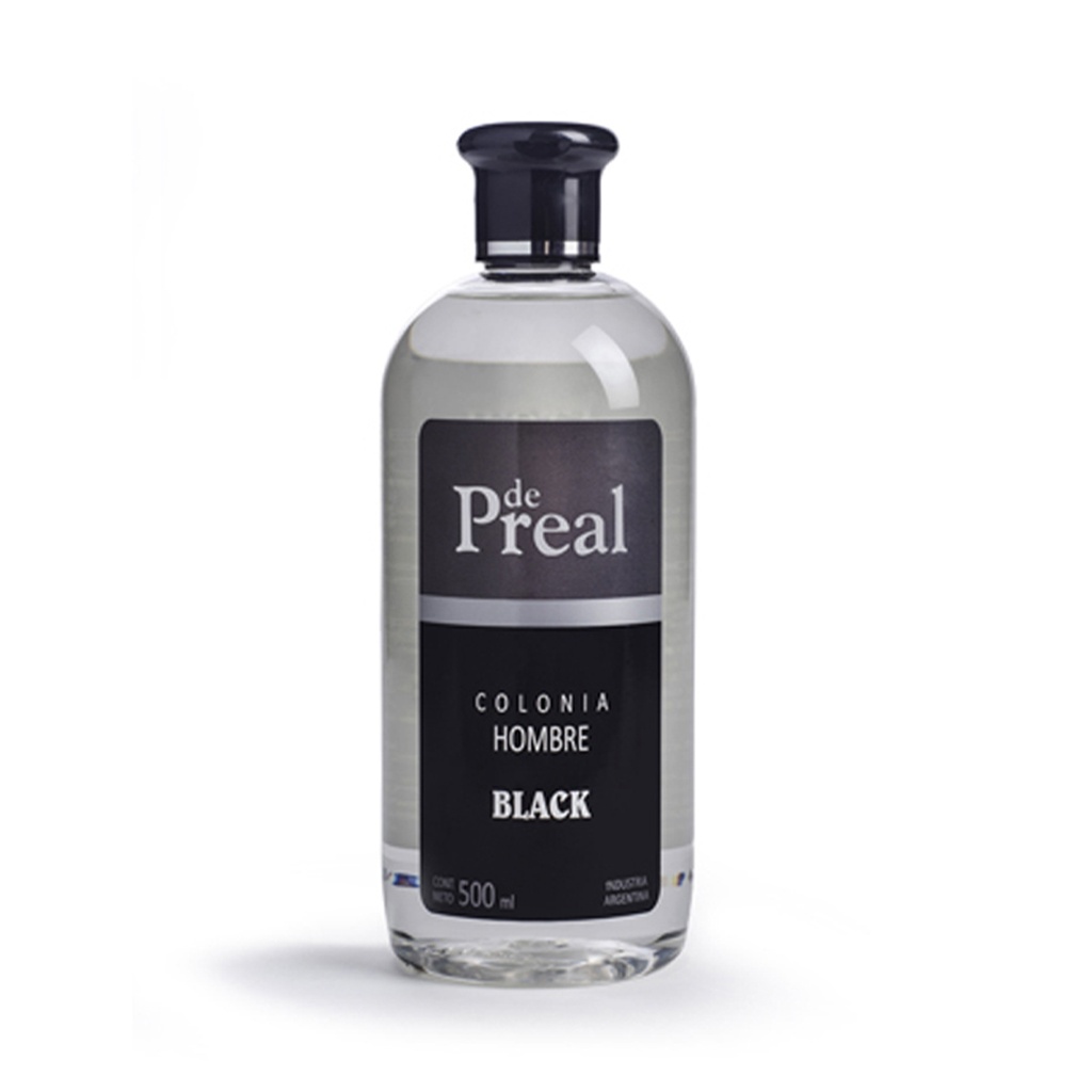 Colonia de Preal PET x 500 ml. Hombre (Black) (Vaporizador) VID4566