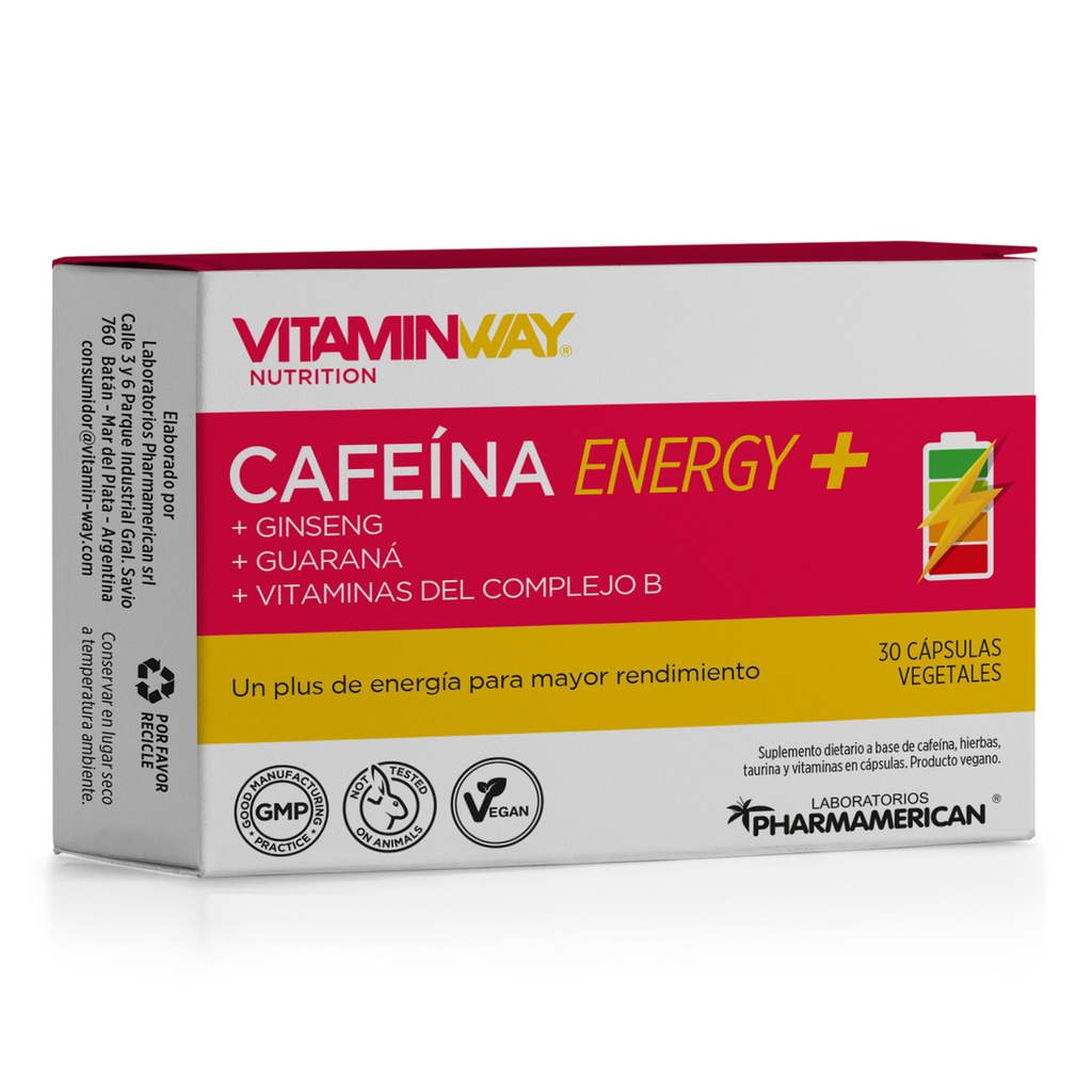 CAFEINA ENERGY + VWN Estuche x 30 cápsulas CAFEINA ENERGY + VWN Estuche x 30 cápsulas AQ172