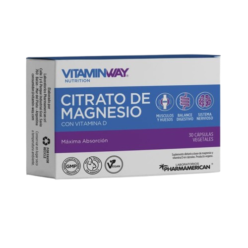 CITRATO DE MAGANESIO X 30 cápsulas AQ176 