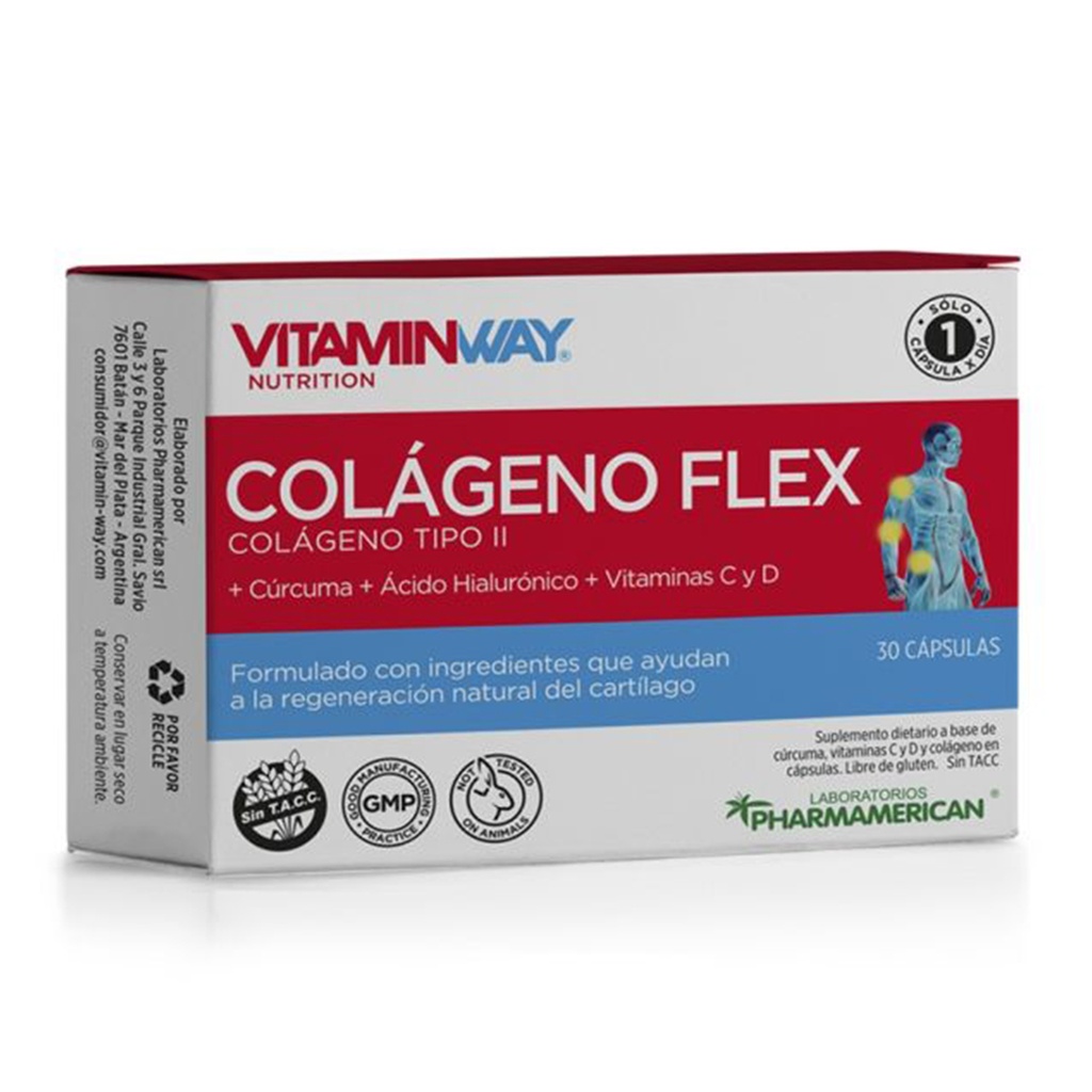 COLAGENO FLEX VITAMIN WAY - Estuche x 30 cápsulas AQ151