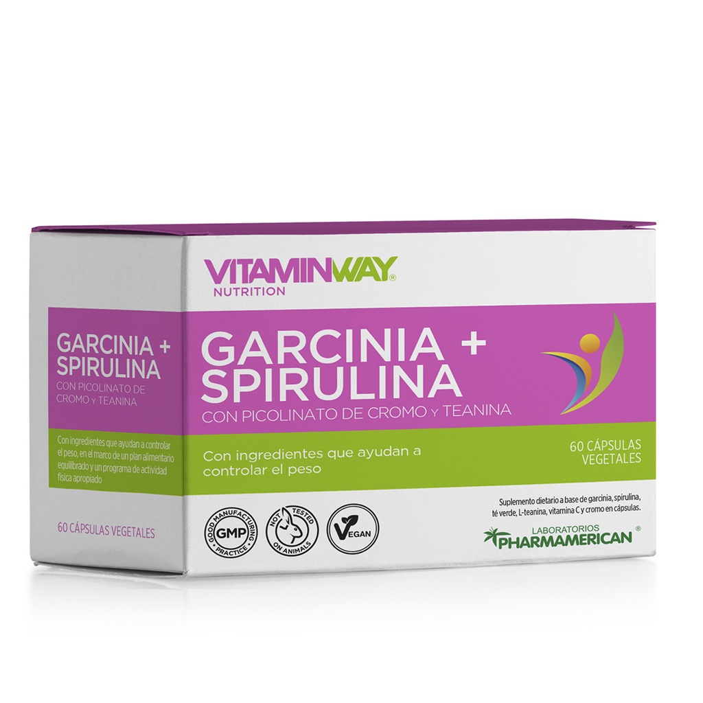 GARCINIA + SPIRULINA VWN X 60 CAP. AQ163