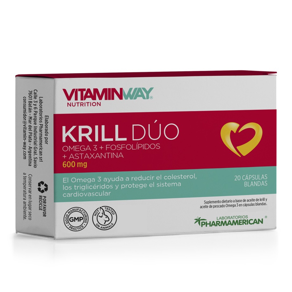 KRILL DUO Estuche x 20 cápsulas Soft Gel AQ168