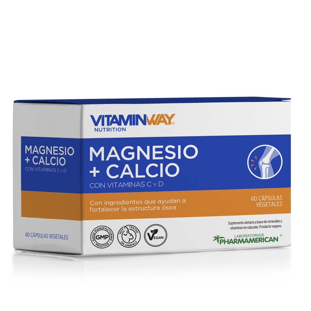 MAGNESIO + CALCIO x 60 CAP. MAGNESIO + CALCIO x 60 CAP. AQ167