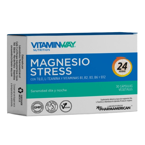 MAGNESIO STRESS VITAMIN WAY EST. X 30 Cápsulas AQ173