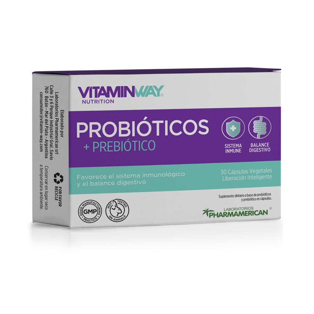 PROBIOTICO + PREBIOTICO VWN X 30 CAP. AQ155