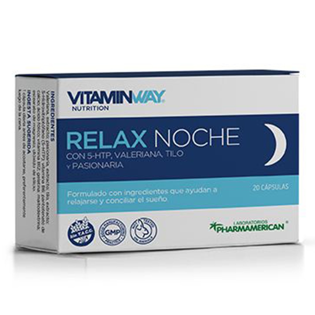 RELAX NOCHE VITAMIN WAY - Estuche x 20 cápsulas AQ120