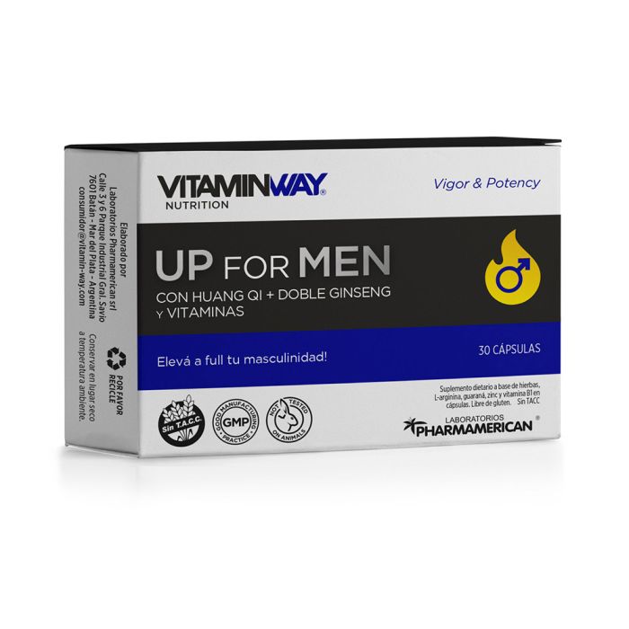 UP FOR MEN VITAMIN WAY - Estuche x 30 cápsulas AQ182