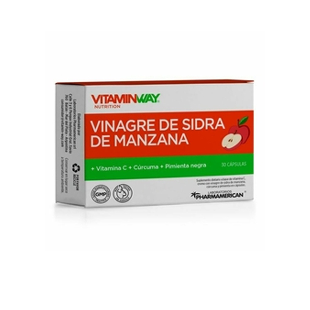 VINAGRE DE SIDRA DE MANZANA VW x 30 cápsulas VINAGRE DE SIDRA DE MANZANA VW x 30 cápsulas