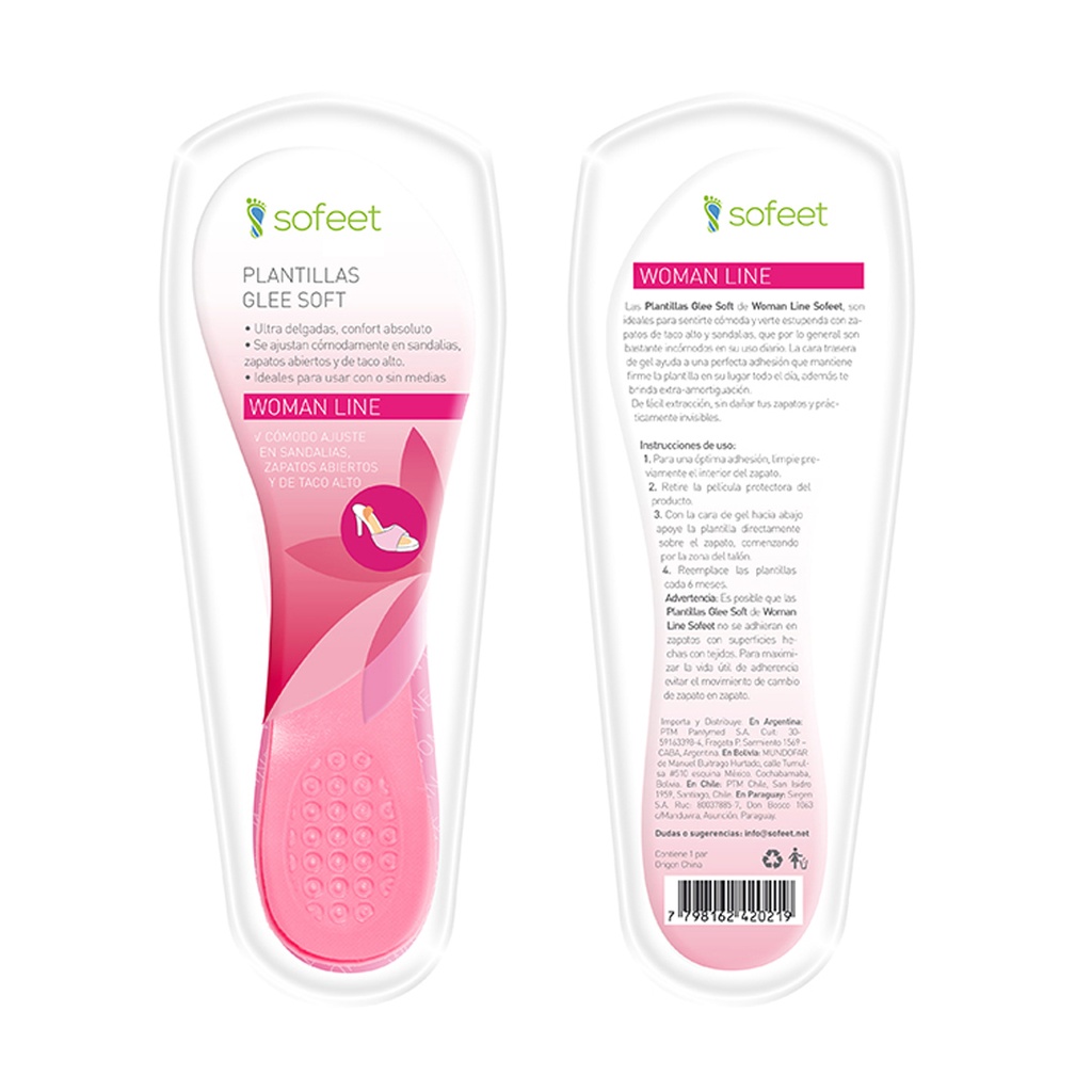 PLANTILLA COMFORT GEL MUJER- S - UNICO PAPCM U U