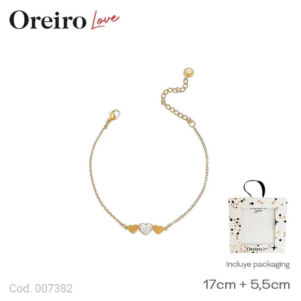 PULSERA ACERO OREIRO              AC7382                