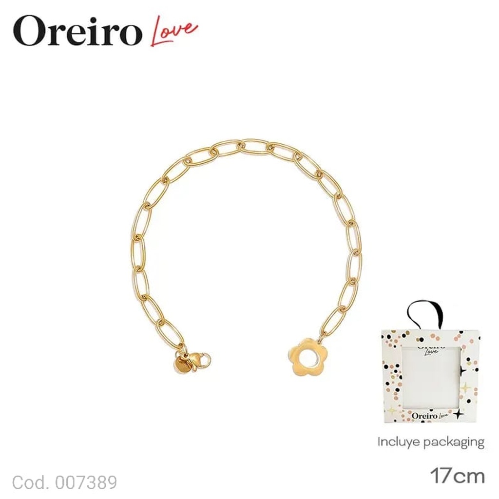 PULSERA ACERO OREIRO  AC7389