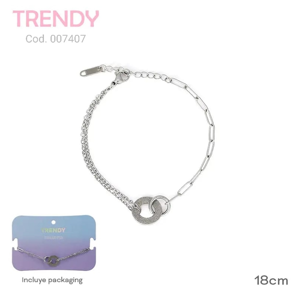 PULSERA ACERO TRENDY           AC7407                   
