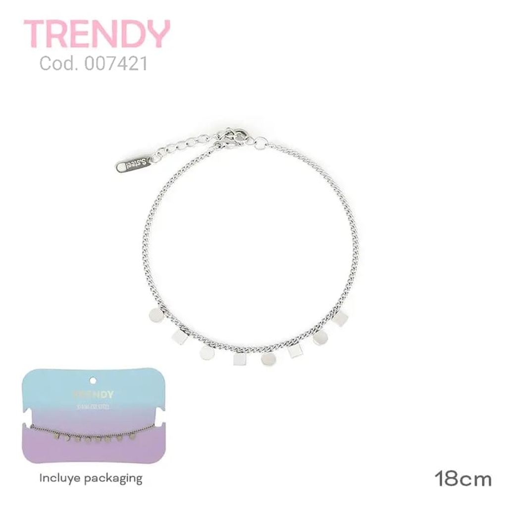 PULSERA ACERO TRENDY  AC7421