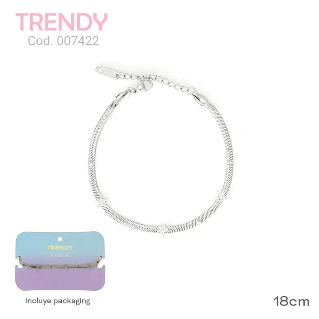 PULSERA ACERO TRENDY  AC7422