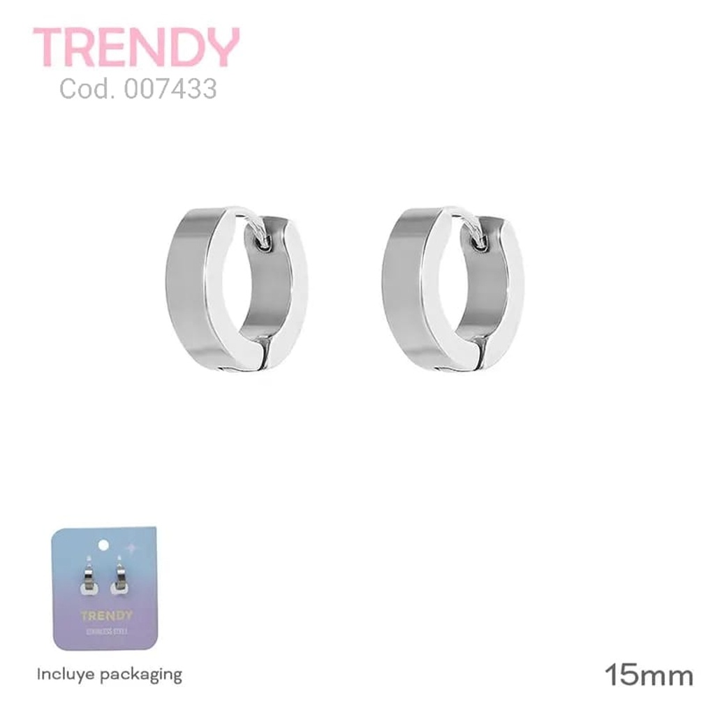 AROS ACERO TRENDY  AC7433