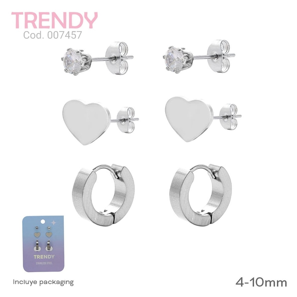 SET ACERO TRENDY  AC7457