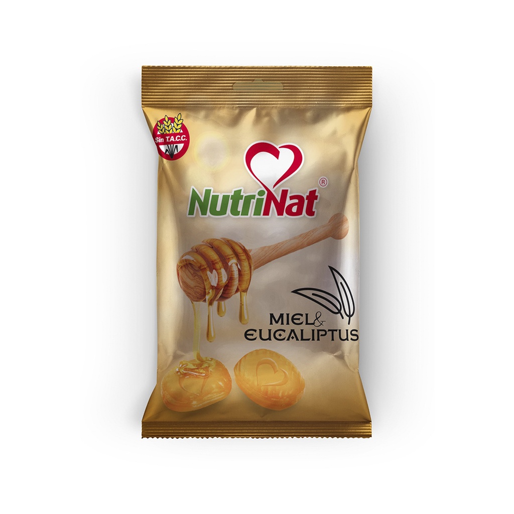 Caramelos Miel y eucaliptus   Bolsa 25 paquetitos X 50 grs.