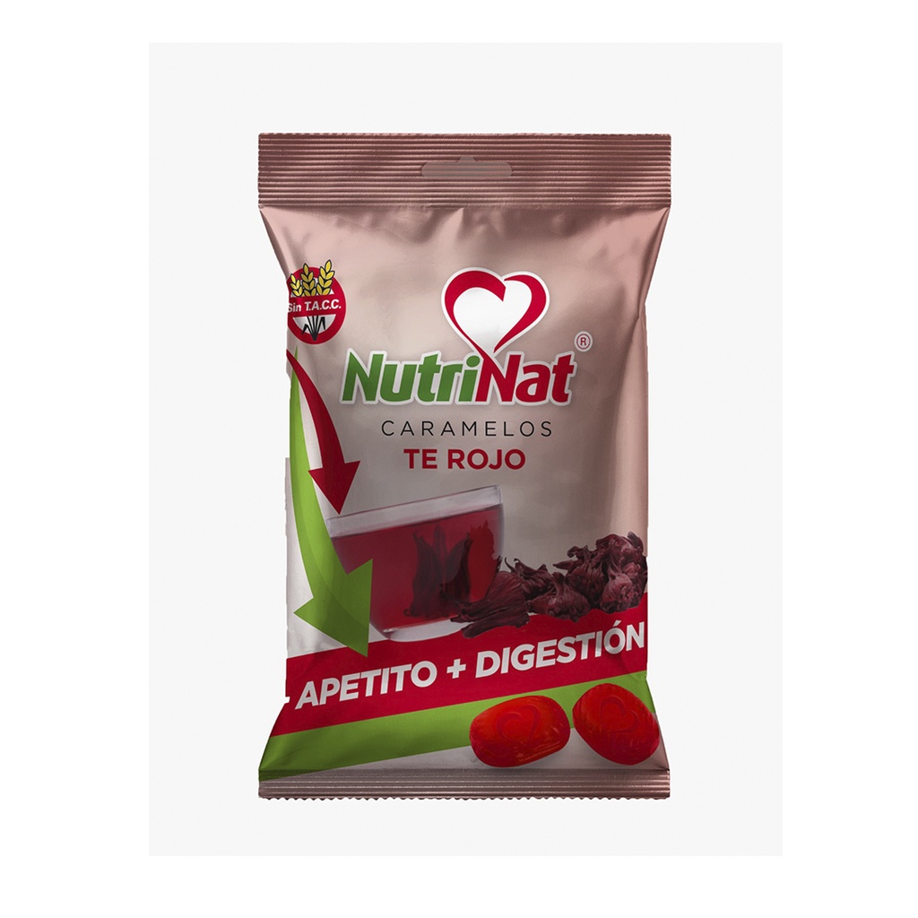 Caramelos Té rojo   Bolsa 25 paquetitos X 50 grs.