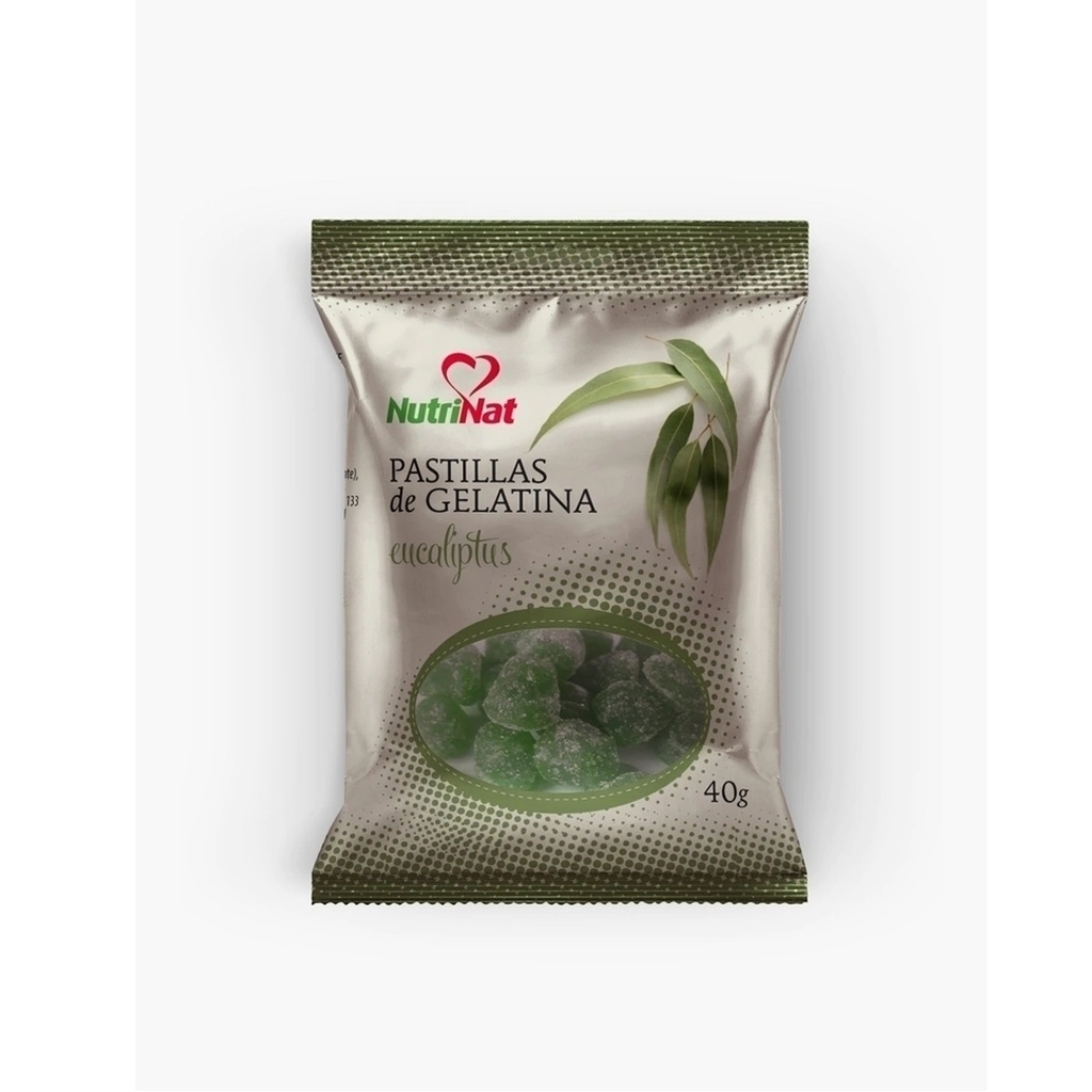 Pastillas de Gelatina eucaliptus   16 paq. x 40 gr.