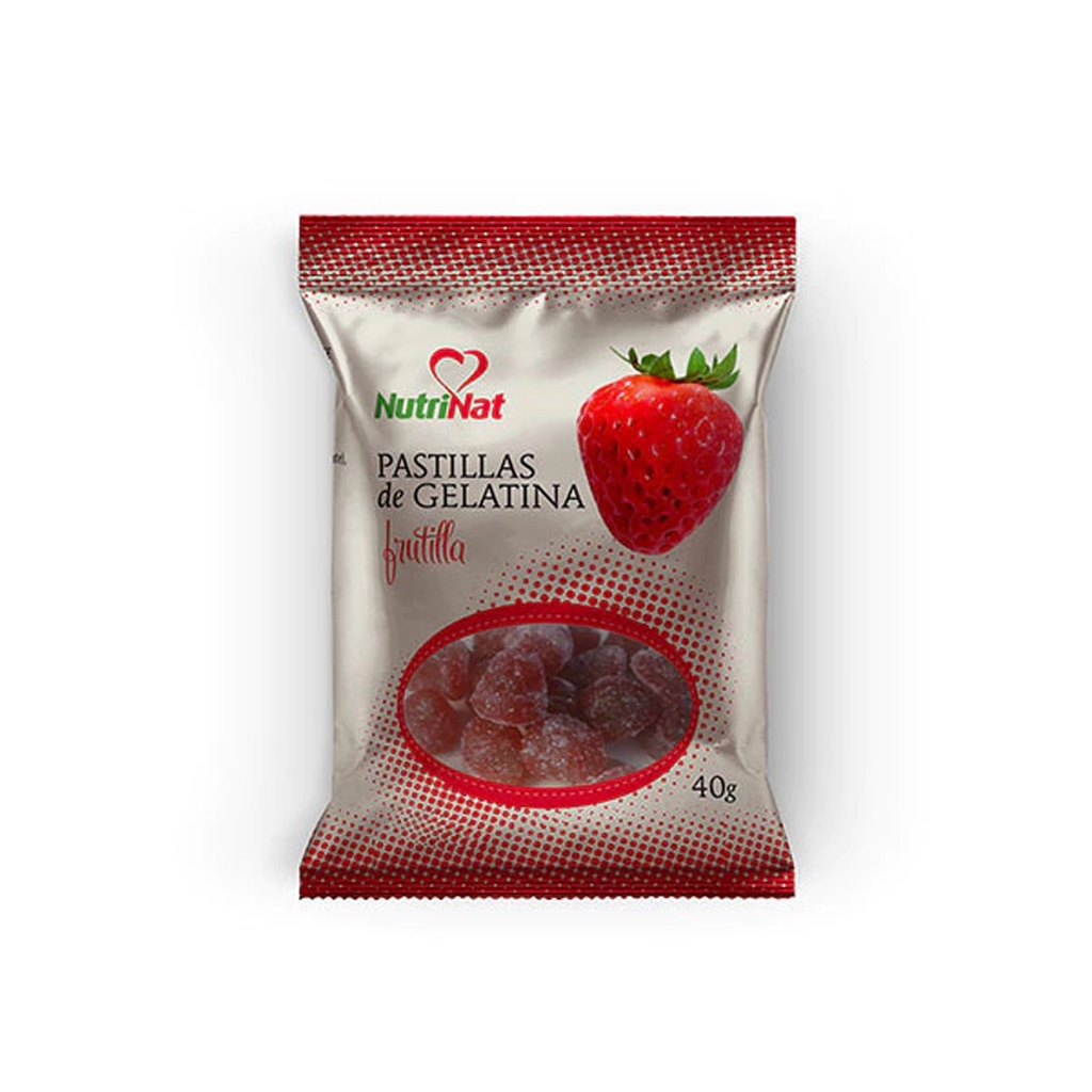 Pastillas de Gelatina frutilla   16 paq. x 40 gr.